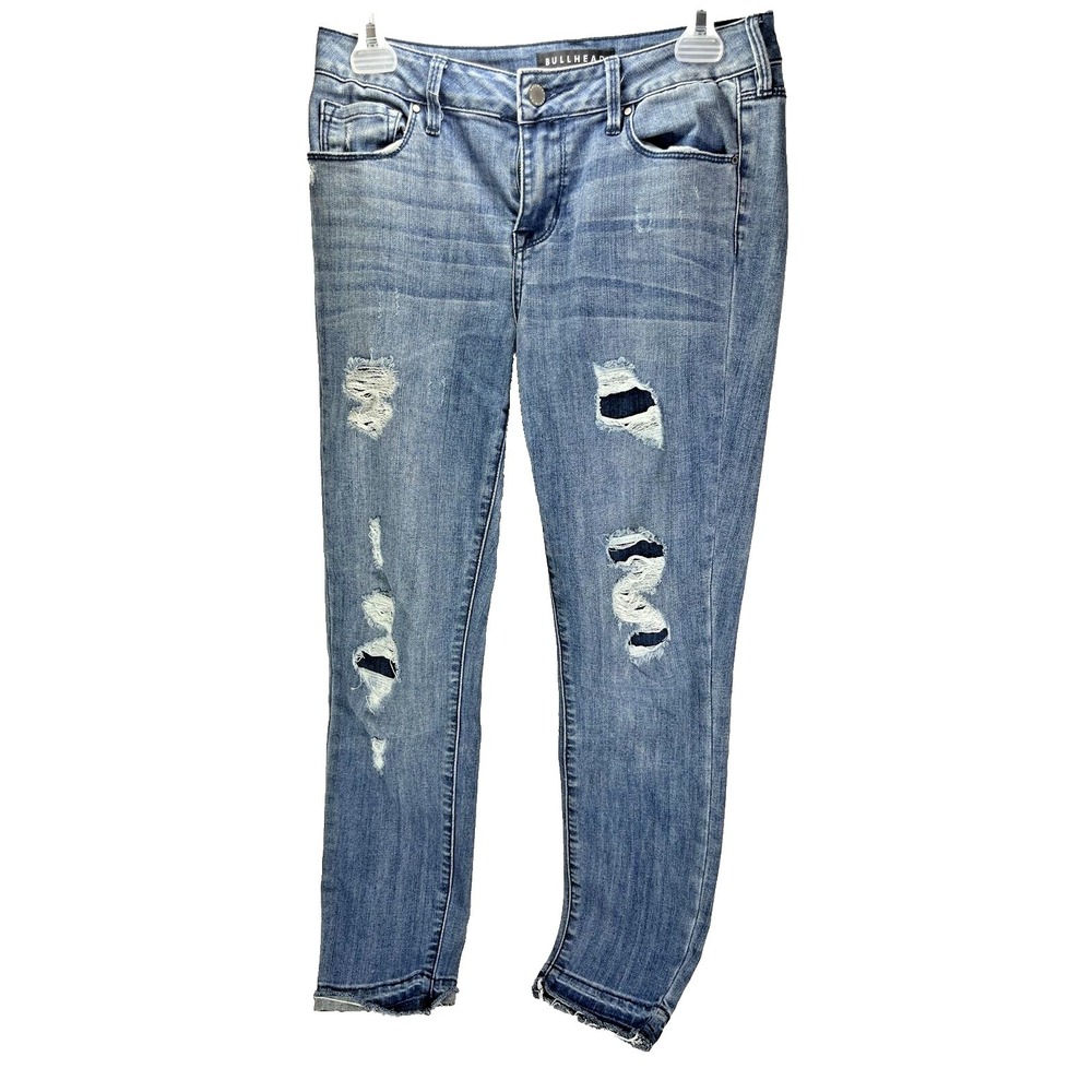 Women's Pacsun Bullhead Vintage Icon‎ Jeans Rips Distressed Size 27"